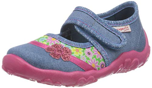 Preisvergleich Produktbild Superfit Mädchen Bonny Niedrige Hausschuhe, Blau (Hellblau 85), 37 EU