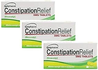 60 Tablets Galpharm Constipation Relief | Overnight Relief from Constipation | 5mg Bisacodyl