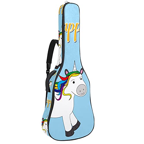 Housse de guitare électrique licorne Happy Birthday le cadeau idéal