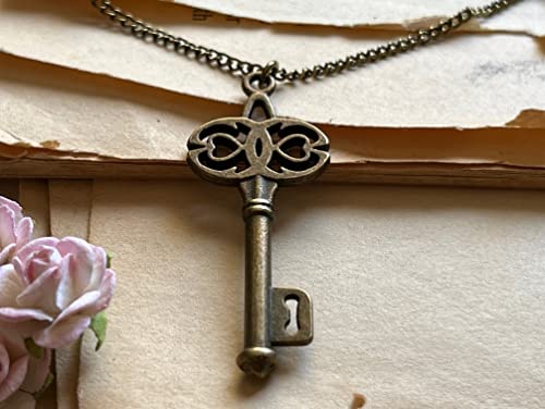 Vintage Key Necklace 8Th Wedding Anniversary Bronze Vintage Key To My Heart Necklace 8 Years Wedding Anniversary Bronze Boxed And Gift Wrapped #TOP1