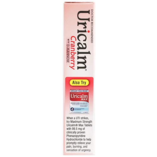 Uricalm Cranberry, Daily Dietary Supplement Chewable with DMannose
