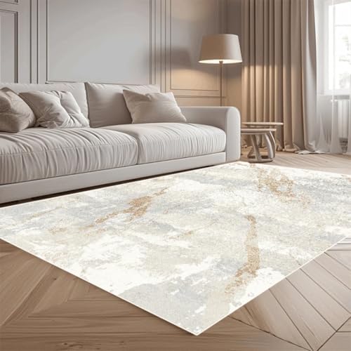 Tapis abstrait moderne salon 180x250cm en flanelle douce - 2