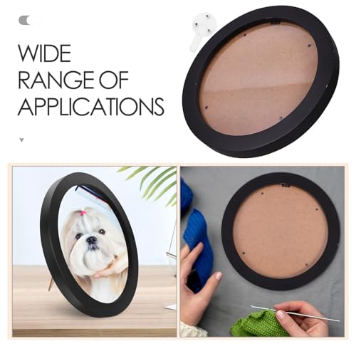 Image of STOBAZA 8.14 Inch Circular Embroidery Hoop Frame Round Cross Stitch Frame for Embroidery Display Wall Hanging Photo Holder for Home Decor Needlework Storage Gift
