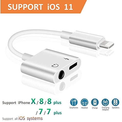 HXYPPY Compatible Adapter Headphone Jack Replacement for IOS 11 Devices