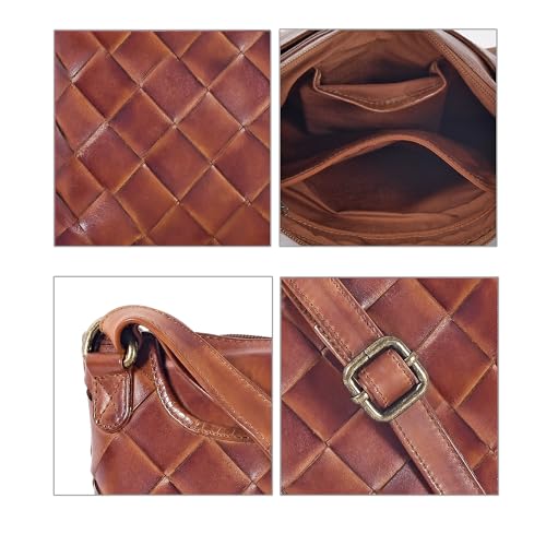 Image of Leather Crossbody Bags for Women - Ladies Sling Handbags - Medium Cross body Purses Handbags - Purses For Women
