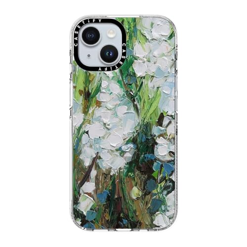 Coque transparente pour iPhone 15 CASETiFY compatible MagSafe motif fleurs - 5