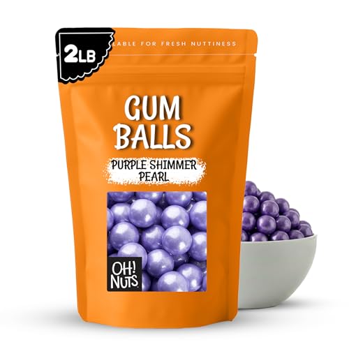 Oh! Nuts Lavender Shimmer Pearl Gumballs 2 lb