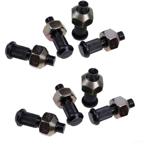 Kit de 8 tuercas y pernos 6564669 para cubos de rueda de minicargadoras Bobcat 7
