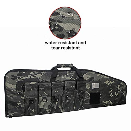 Armycamo 38 Inch Rifle Bag Outdoor Tactical Cases Water Dust Resistant Long Gun Case Bag With Five Magazine Pouches For Hunting Shooting Range Sports Storage And Transport #TOP1