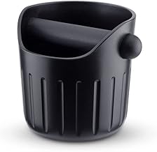 Coffee Knock Box, Espresso Knock Box with Removable Knock Bar and Non-Slip Base, Shock-Absorbent Durable Barista Style, Dishwasher Safe