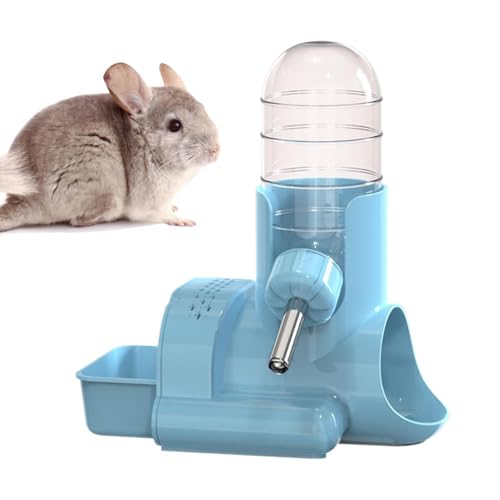 Botella de agua de jerbo sin goteo para chinchilla con jaula limpia 2