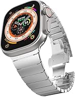 【素材の高級感】航空機級316Lステンレス採用：腐食・汗に強く、メッキ剥がれ防止処理済み。ブラックモデルも経年劣化しにくいPVDコーティングを施しています。 【装着の快適性】バタフライデプロイバックル：ワンタッチで着脱可能。内側の肌触りを滑らかにする研磨処理で、腕への負担を軽減。 【工具不要で簡単調整 – 誰でも3分で完了】同梱のプッシュピン式調整ツールで、リンクの追加・削除がラクラク。で初心者でも迷わず作業可能 「18ヶ間品質保証」メッキ剥がれやバックル不具合の場合、無償交換対応。