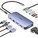 Produktbild BENFEI Docking Station USB C MST Hub 3*Display- 11 in 1, USB C HUB mit 2HDMI 4K/VGA/5Gbps 3 x USB 3.0/SD/TF Card Reader/Ethernet/PD 100W/3.5mm Aux Audio für MacBook Air/Pro XPS Surface