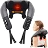 Neck Shoulder Back Massager with Heat, Width Adjustable Cordless Shiatsu Heated Massager for Pain Relief Deep Tissue, Brushless Motor 6D Kneading Massage Gifts for Women Men Mom Dad Birthday Christmas