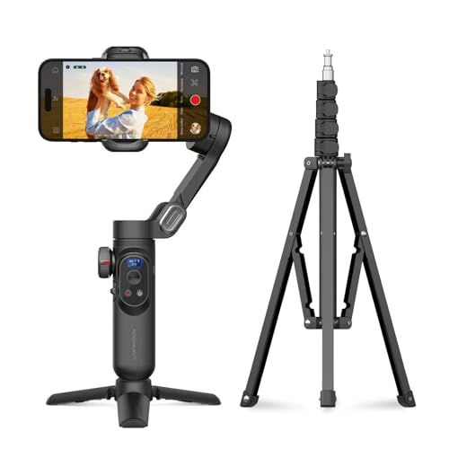 Image of AOCHUAN 3-Axis Gimbal Stabilizer for Smartphone Smart X Pro & T20 Complete Tripod
