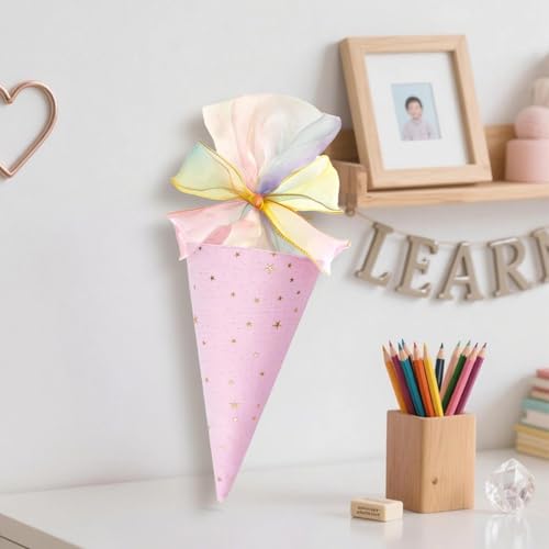 AKONE 2 Stück Geschwister Schultüte für Jungen Mädchen