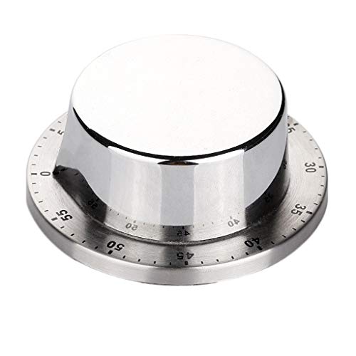 DYW-Eieruhren Edelstahl Magnetic Strong Cooking Timer Student Reminder Mechanischer Timer Cover