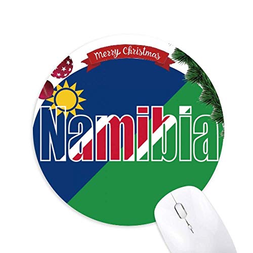 la namibie pays pavillon nom tapis de souris en caoutchouc de sapin de noël
