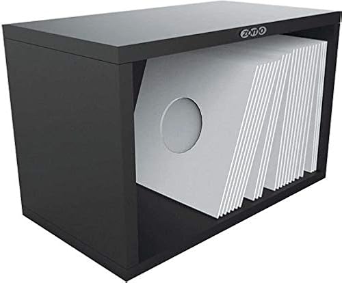 Zomo VS-Box 7 100 Schwarz Vinyl-Regal fA r Zoll Singles