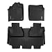 SMARTLINER Floor Mats 2 Row Liner Set Black for 2014-2018 Toyota Tundra CrewMax Cab (with Coverage Under 2nd Row Seat)