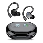Bluetooth Kopfhörer Sport, Kopfhörer Kabellos Bluetooth 5.4 mit 4 ENC Noise Cancelling Mic, Kabellose Kopfhörer Hi-Fi Stereo Tiefer Bass Wireless Earbuds, IP7 Wasserdicht Ohrhörer LED Anzeige