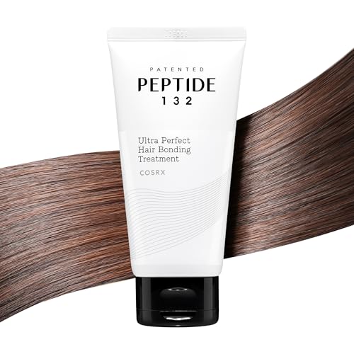 COSRX PEPTIDE 132 Hair Bonding Repair Treatment - Deep Conditioner Hair Mask for Damaged, Dry Hair, Repairs Breakage & Split Ends, For All Hair Types – 4.05 fl oz
