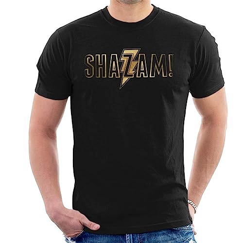 All+Every Shazam Gold Outline Logo Men's T-Shirt