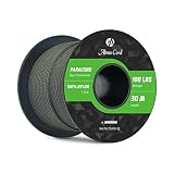 Abma Cord Paracord 2mm Nylon Seil Paracord 100 Schnüre mit 1 Kern-Strängen Type I Survival Fallschirm Schnur - Max. 45kg (100lbs)