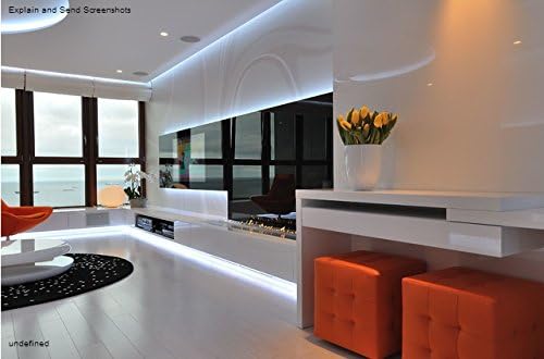 Triangle Bulbs T93007 - Waterproof Flexible LED Strip Light, 300 LED's, 3528 SMD, Pure White, 16.4 feet / 5M