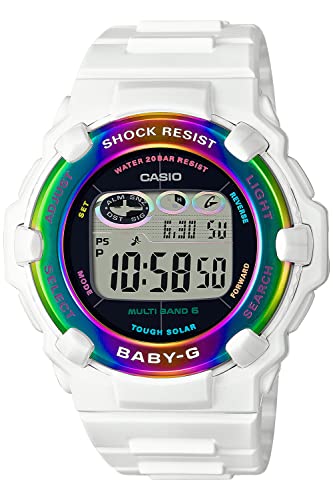 [カシオ] 腕時計 ベビージー 【国内正規品】 電波ソーラー Love Sea and The Earth アイサーチ・ジャパン コラボレーション モデル BGR-3000UK-7JR レディース ホワイト