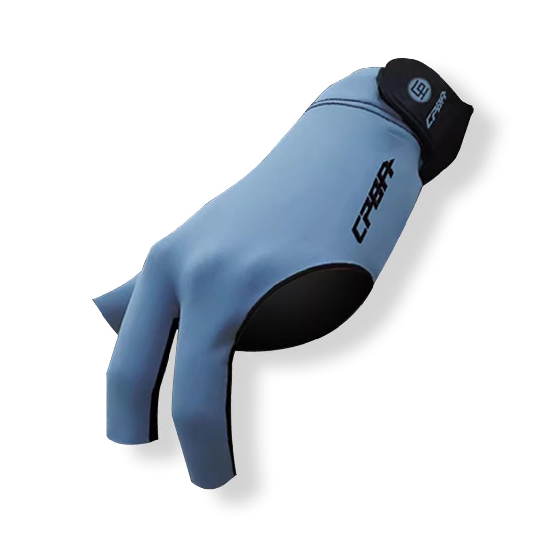 CPBA Billiards Glove 3 Finger Pool Glove for Left Hand, Durable Double Stitched, Snooker Cue Sport Glove Popular Sizes for Men & Women