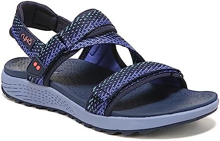 Ryka Womens Kona Trek Hiking Sport Sandal, Navy, 9 US | Image 3