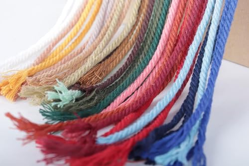 Cuerda de macramé de algodón NOANTA de 3 mm: la solución suave para tejer sin dolor 3