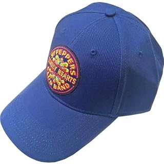 The Beatles Baseball Cap SGT Pepper Drum Band Logo Official Strapback Size One Size - Les Beatles, Paul McCartney, John Lennon, RIngo Starr, George Harrison