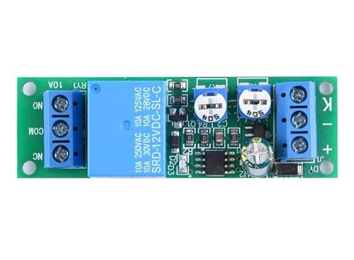 Relais Temporisé 12V DC Double Mode Connexion et Déconnexion Programmable - 2