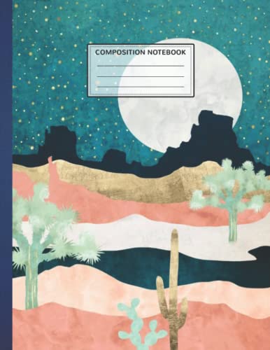  Composition Notebook: cactus christmas premium Composition Notebooks, Handwriting & Drawing Story Journal For teen girls boys women school gamers 8.5x11 inches - 110 Pages, CATU-99