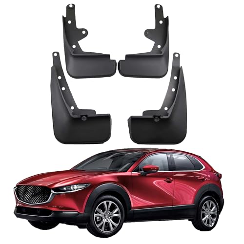 Image of Mud Flaps Compatible with 2026 Mazda CX-30 CX30 2020-2025 Accessories Splash Guards All Weather Fender Guard Mudguards Sediment Protection No Need to Drill Holes