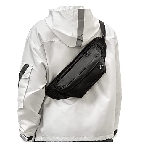 Sac banane noir pour la marche, le sport, le camping, la randonnée, la course à pied, a-noir Cover