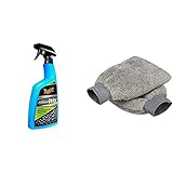 MEGUIAR'S G190526EU Traitement Hydrophobe céramique & Amazon Basics Gant de lavage microfibre pour...
