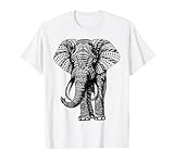 Elefanten Mandala Shirt Desig Print Tattoovorlage