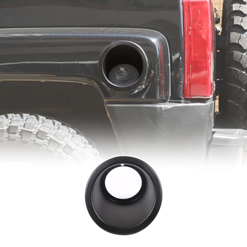 Fuel Filler Neck Bezel Cover Trim for Hummer H3 2005-2009 Accessories Fuel Filler Pipe Housing Cover Gasoline Gas Tank Cover Trim Fuel Door Lid Bezel Cap Trim Molding Protector ABS (Matt Black) by Qiosreui - Used condition - US$26.13