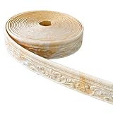 Eawfgtuw 9,2 m selbstklebende Schaumstoff-Sockelleiste, Wanddekoration, Bordüre...