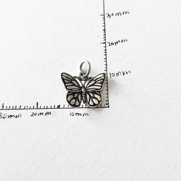 Sterling Silver Butterfly Dangle Earrings - Image 6