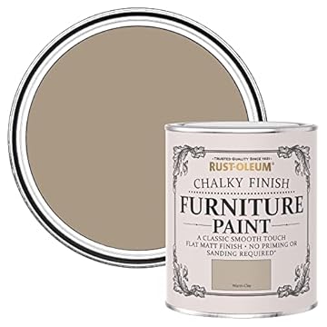 Rust-Oleum Light Brown Upcycled Furniture Paint in Chalky Finish - Warm Clay 750ml