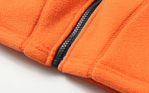 Image of LittleSpring Kids Fleece Vest with Fur Lined Zip Up Warm Thickening Winter Sleeveless Jacket
