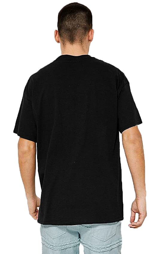 Image of LEOTUDE Men's Cotton Trendy Oversized Round Neck Printed T-Shirt Combo (Pack of 3)
