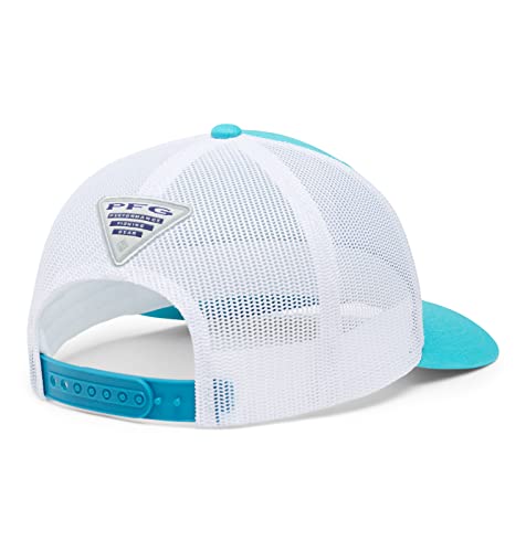 Columbia Unisex Pfg Hooks Mesh Snap Back - Low, Ocean Teal/Corange, One Size #TOP3