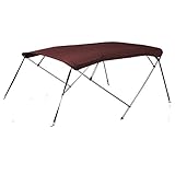 bimini tops aus edelstahl Die hinteren Stützstangen und Schrauben zur Befestigung an Deck sind nicht inklusive!