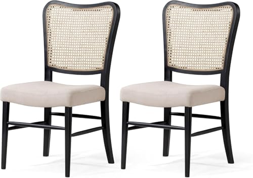 Maven Lane Vera Traditional Wooden Armless Kitchen Dining Room Chair