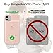 DESTEK Battery Case for iPhone 11, Real 4500mAh Ultra Slim Portable Charging Case Protective Rechargeable Charger Case Compatible w/Wire Earphones (6.1 inch/Pink)